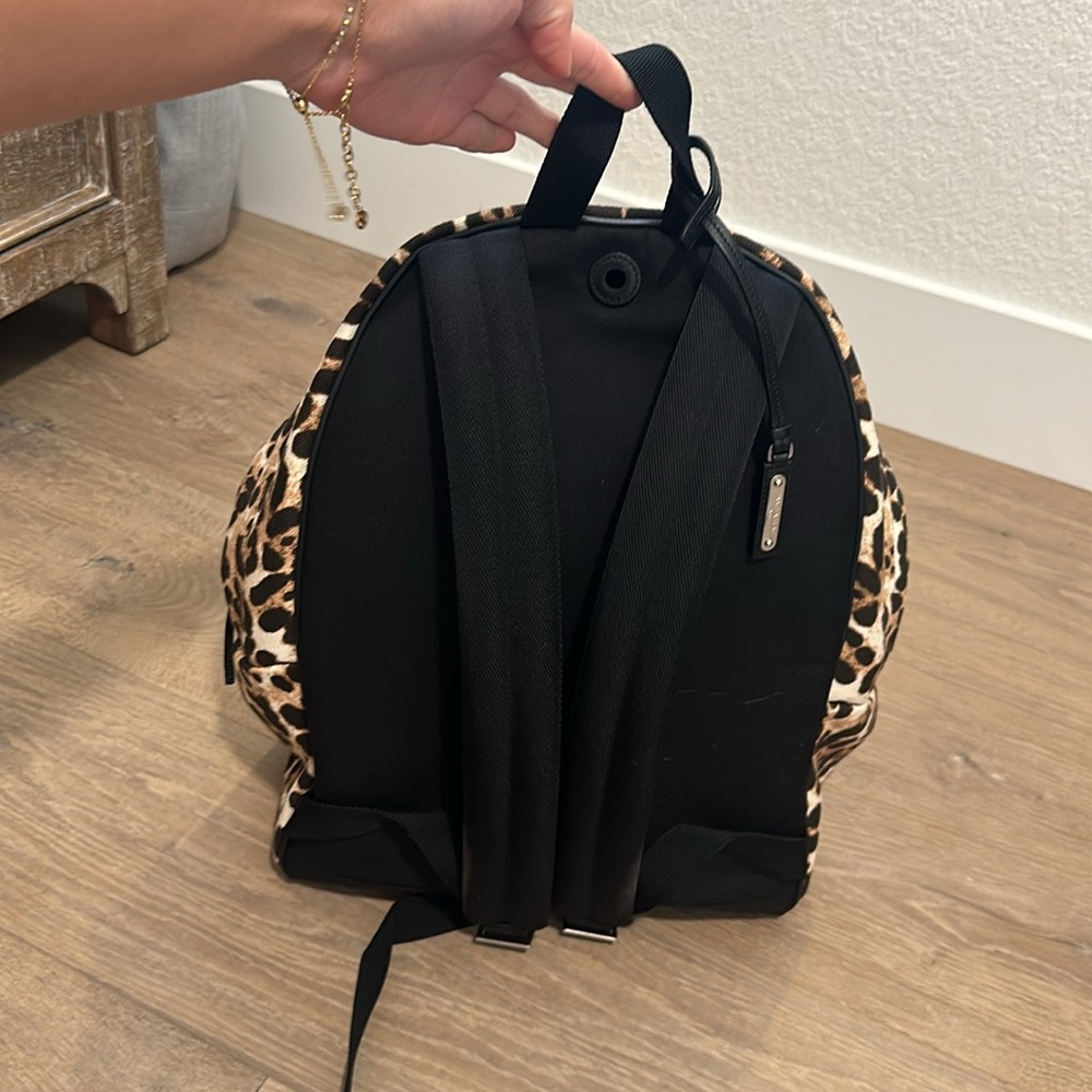 City Bag Leopard Print Backpack - Picture 5 of 6